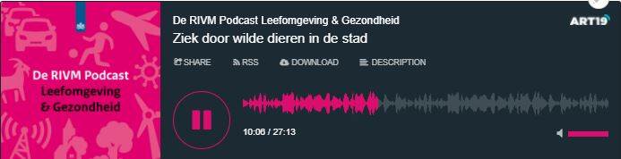 Geluidsweergave podcast Ziek door wilde dieren in de stad